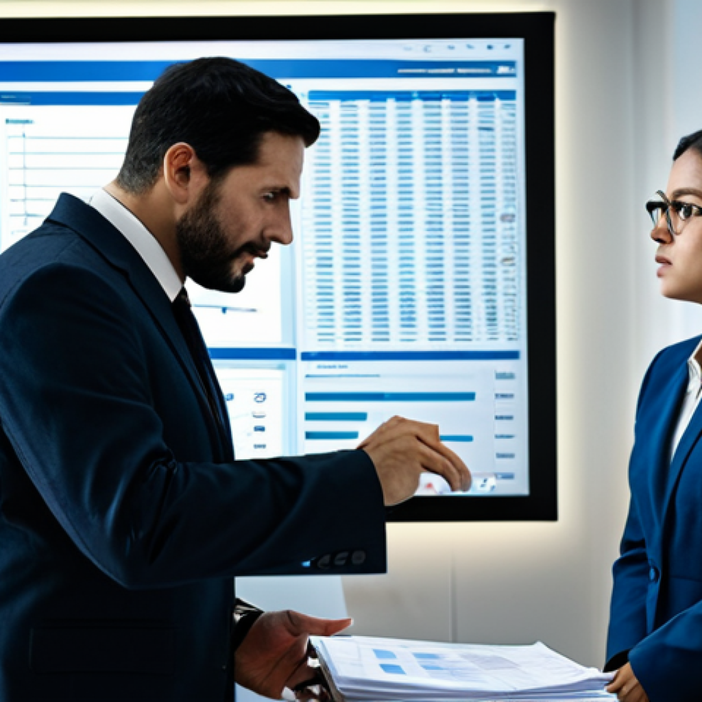 A professional man and woman, both fully clothed in modest business attire. The image is a split frame: on the left, the woman appears frustrated amidst stacks of traditional paper feedback forms in a dimly lit, cluttered office corner; on the right, the man is engaged, looking at a vibrant, interactive digital dashboard on a large screen in a bright, modern, minimalist office space, showing real-time feedback data. The mood on the left is overwhelmed, while on the right it is insightful and proactive. Professional photography, high resolution, detailed, cinematic lighting, fully clothed, appropriate attire, safe for work, perfect anatomy, correct proportions, natural pose, well-formed hands, proper finger count, natural body proportions, professional, modest, family-friendly, appropriate content.