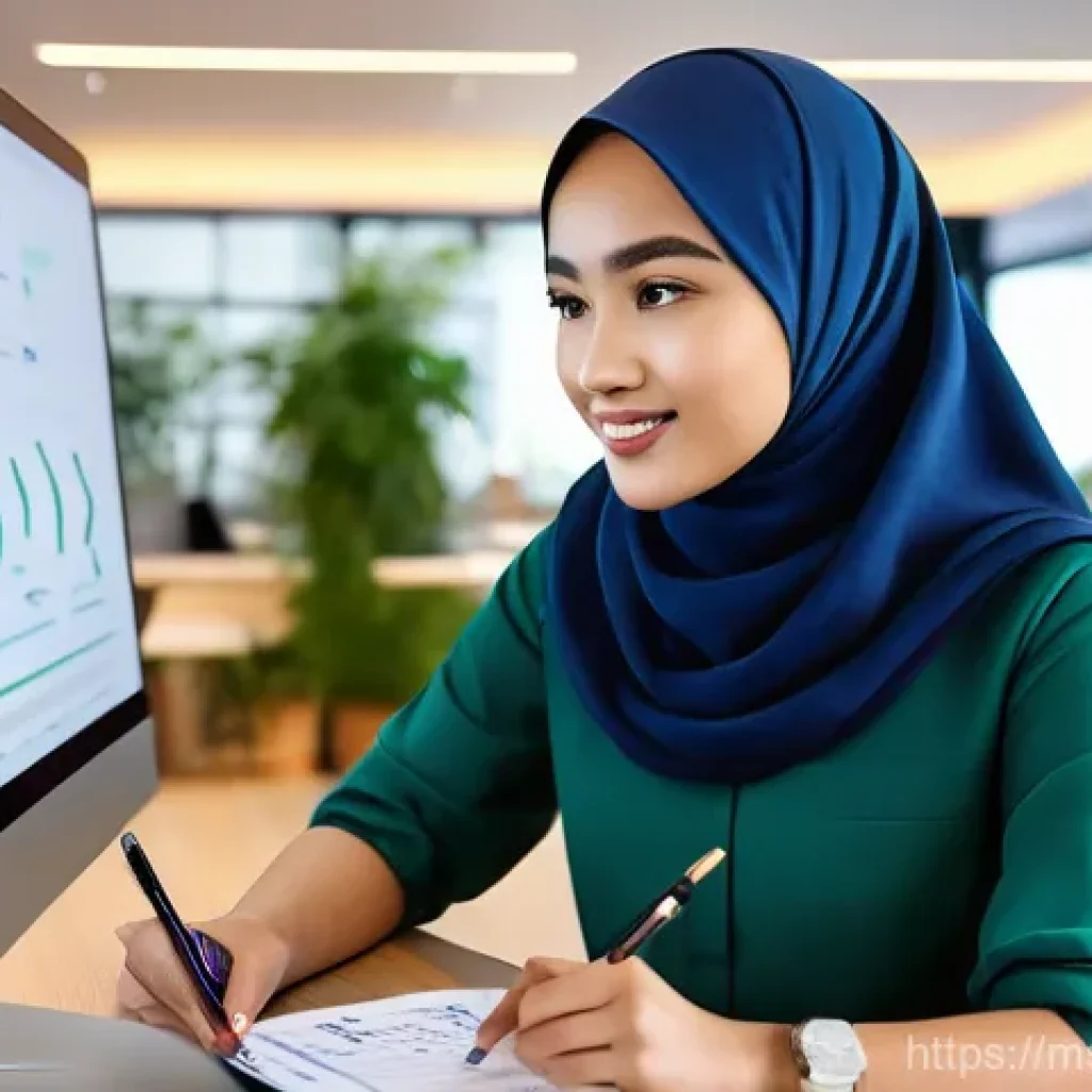 지식 활용 실천 프로젝트에서의 효과적인 커뮤니케이션 - **Prompt:** A diverse team of Malaysian professionals, ranging from late 20s to early 40s, collabora...